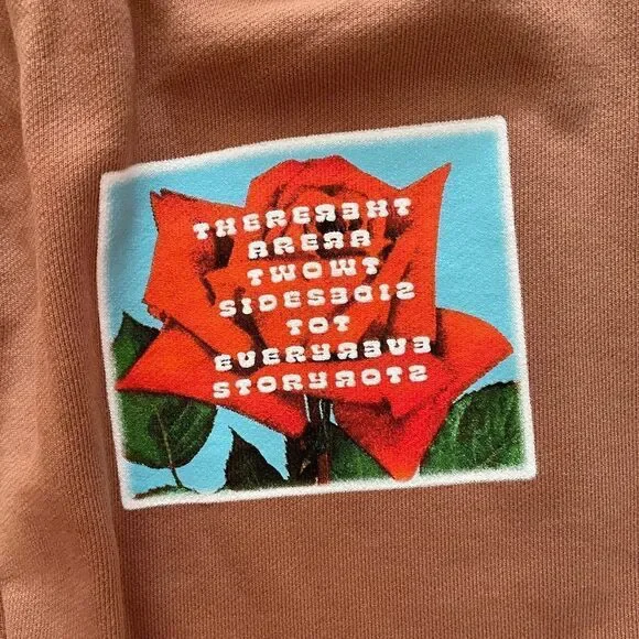 Boys Lie Tan Track Pants with Graphic Patch - Picture 4 of 6